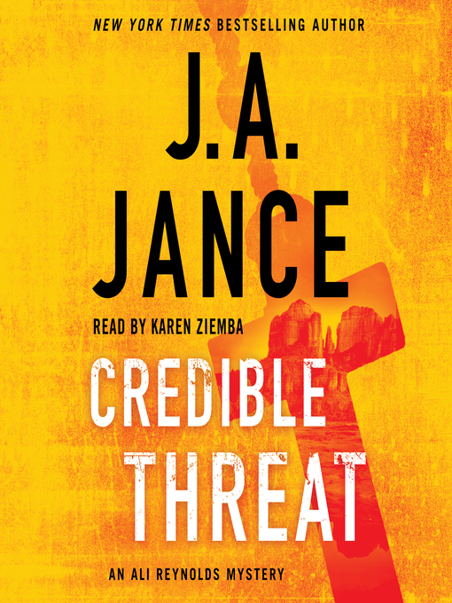 Title details for Credible Threat by J.A. Jance - Wait list